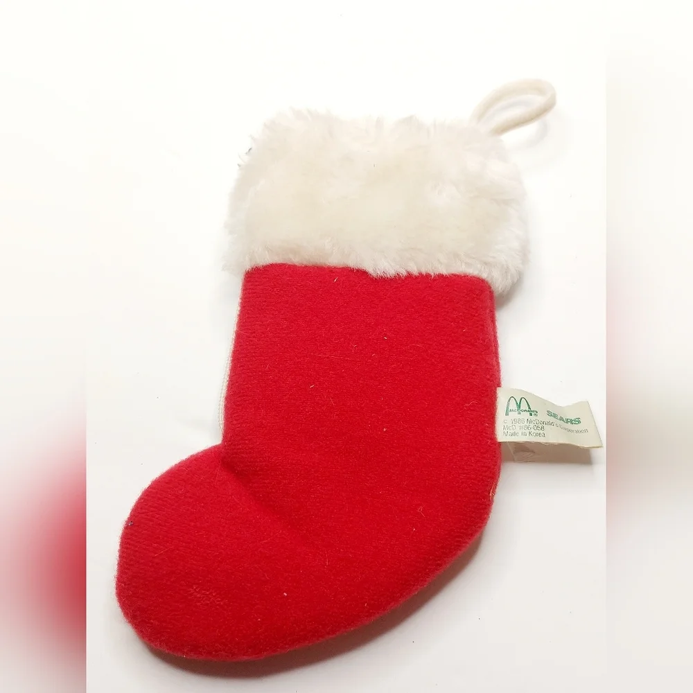 Vintage McDonalds/ Sears 1986 An American Tail Fieval Miniature Stocking‎